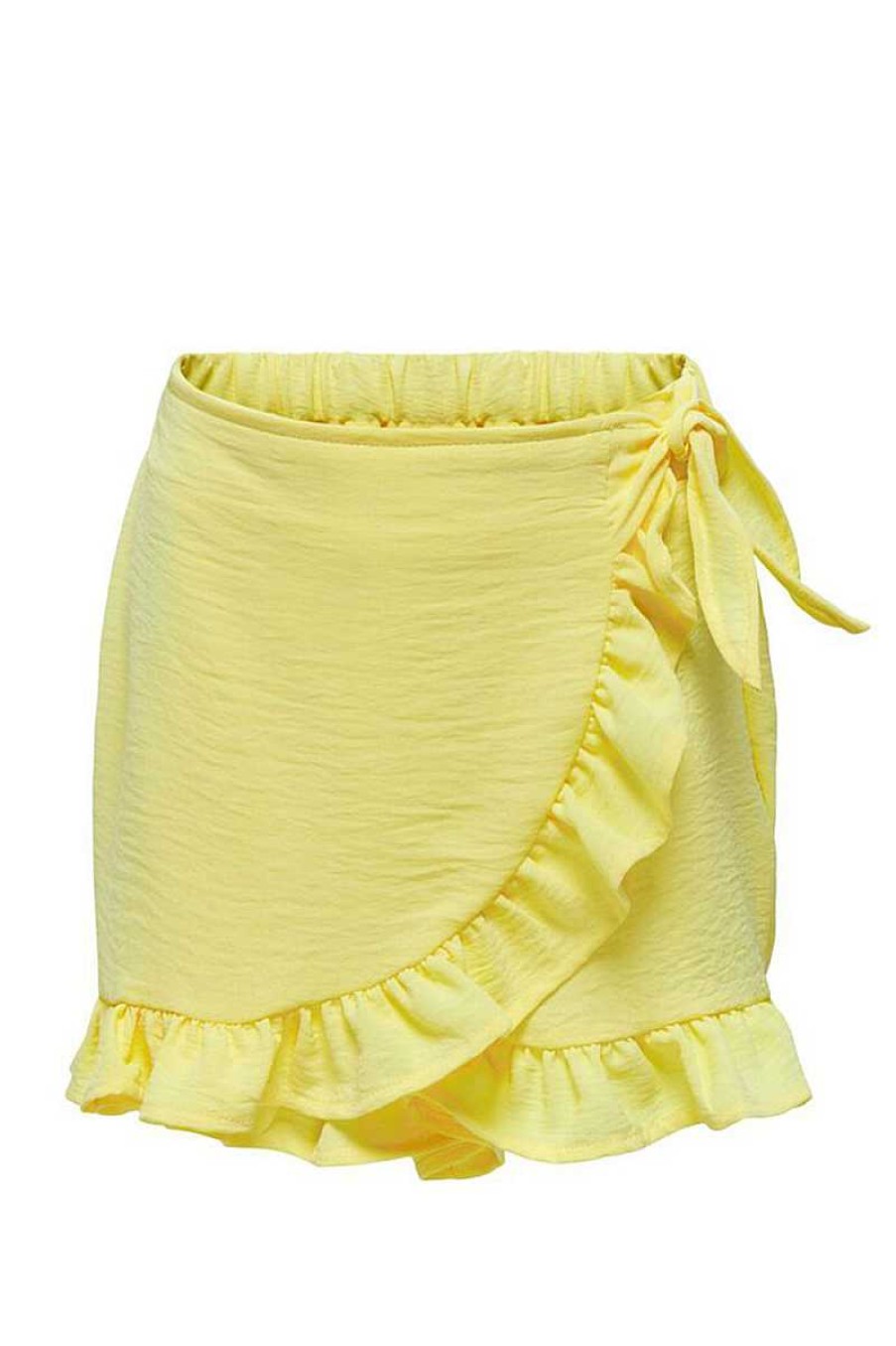 Only Shorts Skirt 15260982 Yellow Girl