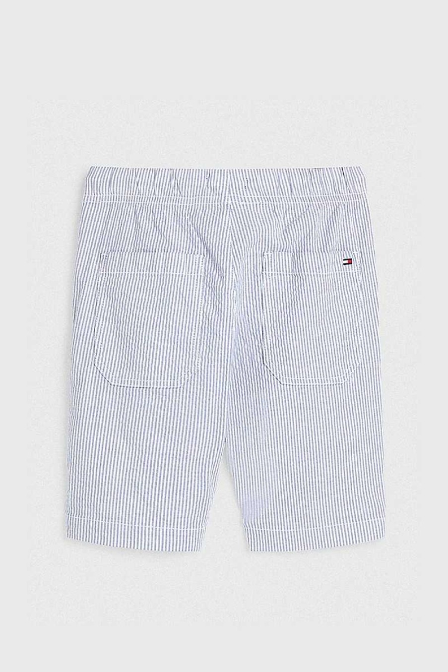 Tommy Hilfiger Striped Shorts Kb0Kb07404 Blue Stripe Kids