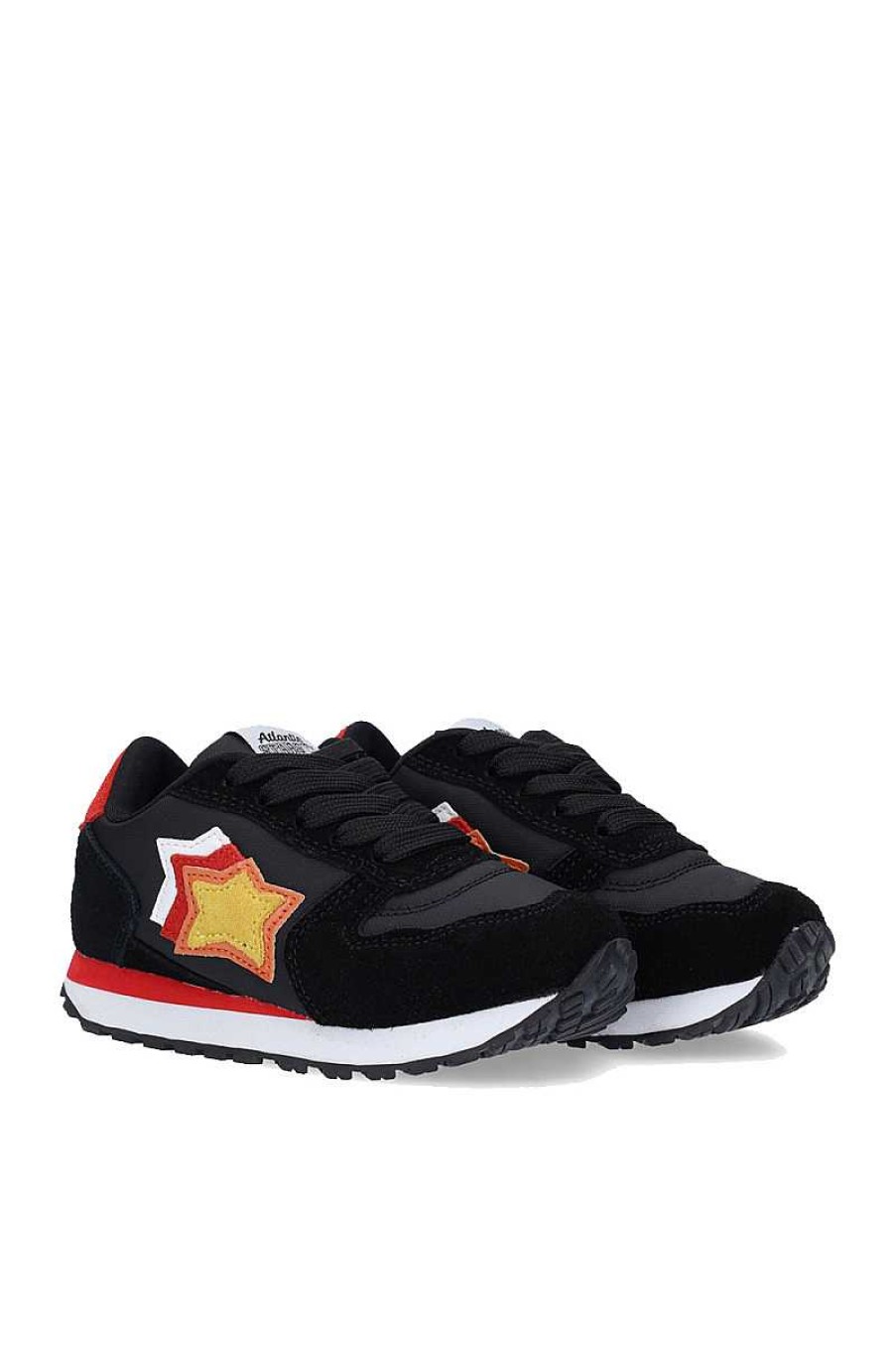 Atlantic Star Icaro57J Black - Red - Ocher Sneakers For Kids